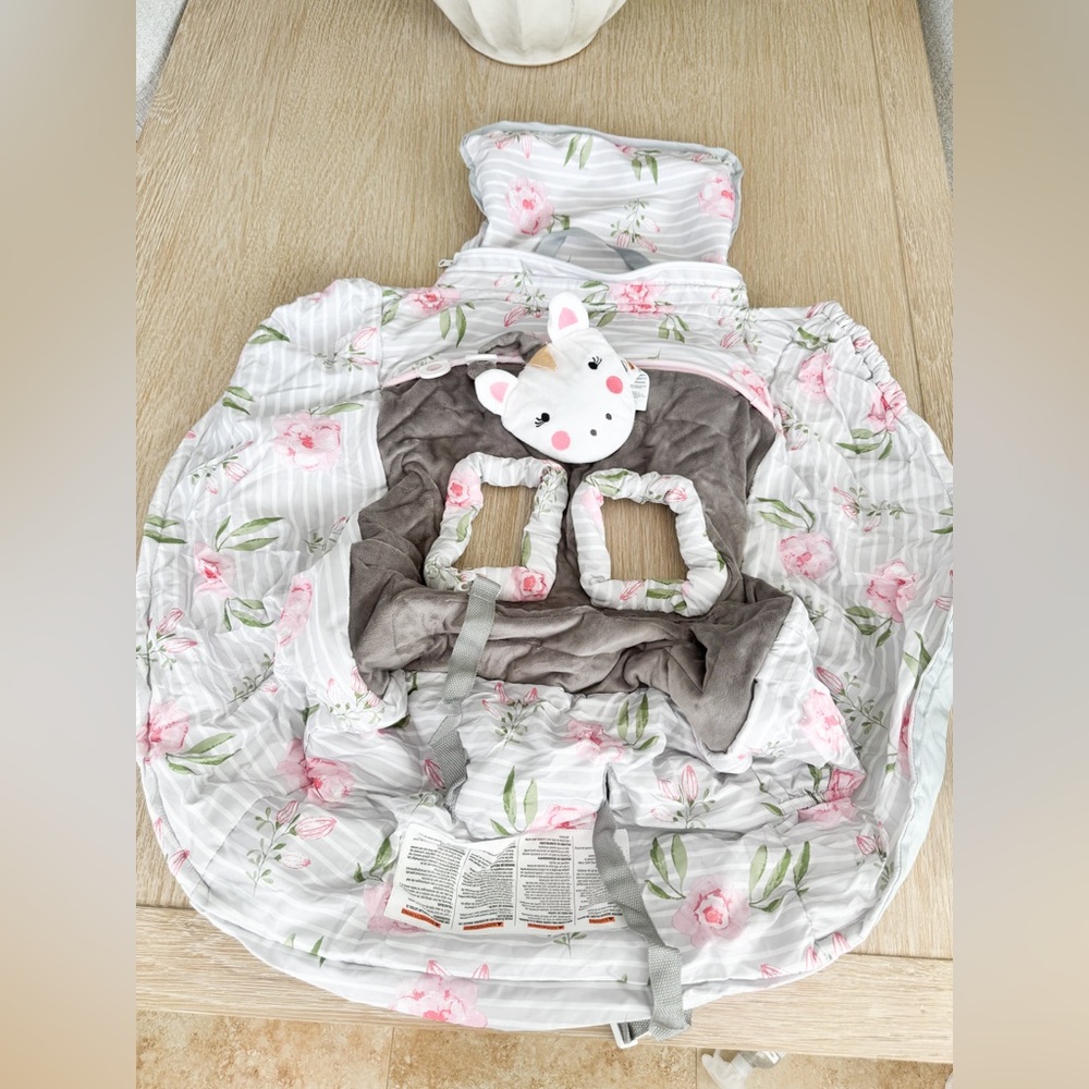 Boppy Shopping Cart Cover & High Chair Cover- unicorn